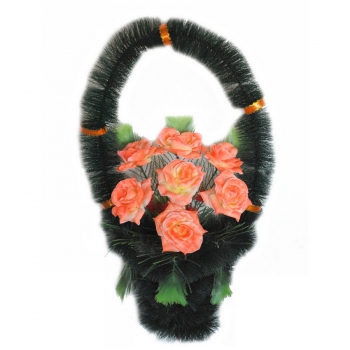 Корзина с цветами на могилу № 21