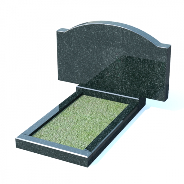 Горизонтальный памятник из гранита № 11