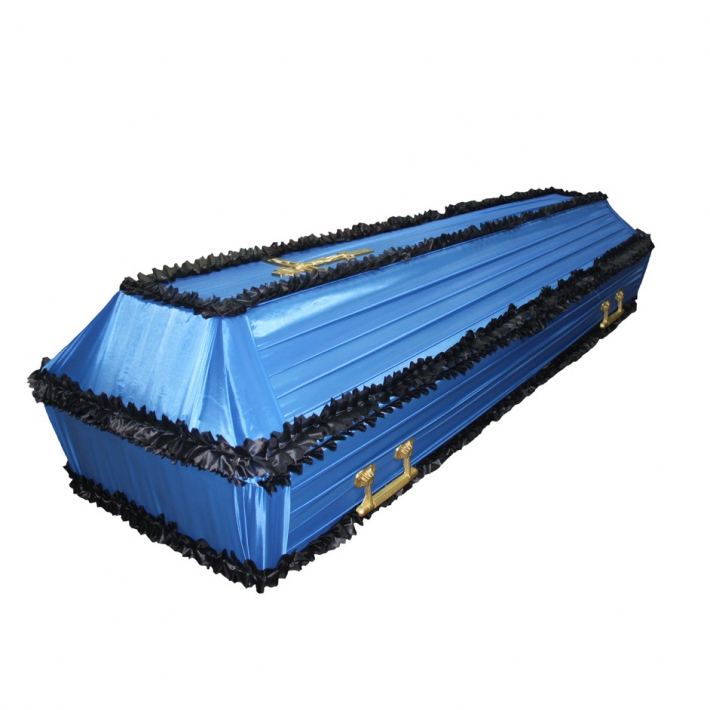 Гроб, обитый тканью № 17