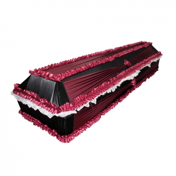 Гроб, обитый тканью № 5