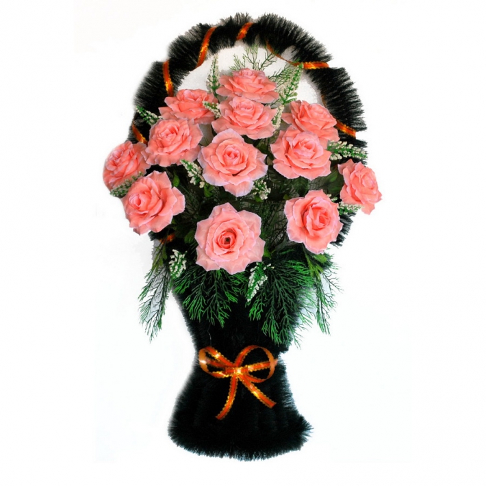 Корзина с цветами на могилу № 32