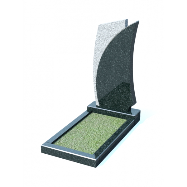 Вертикальный памятник из гранита № 37