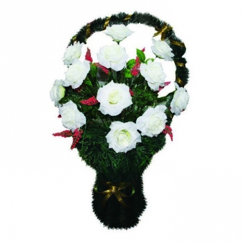 Корзина с цветами на могилу № 9