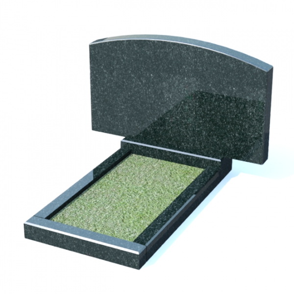 Горизонтальный памятник из гранита № 10