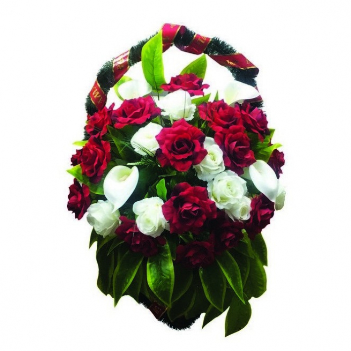 Корзина с цветами на могилу № 18