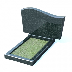 Горизонтальный памятник из гранита № 4