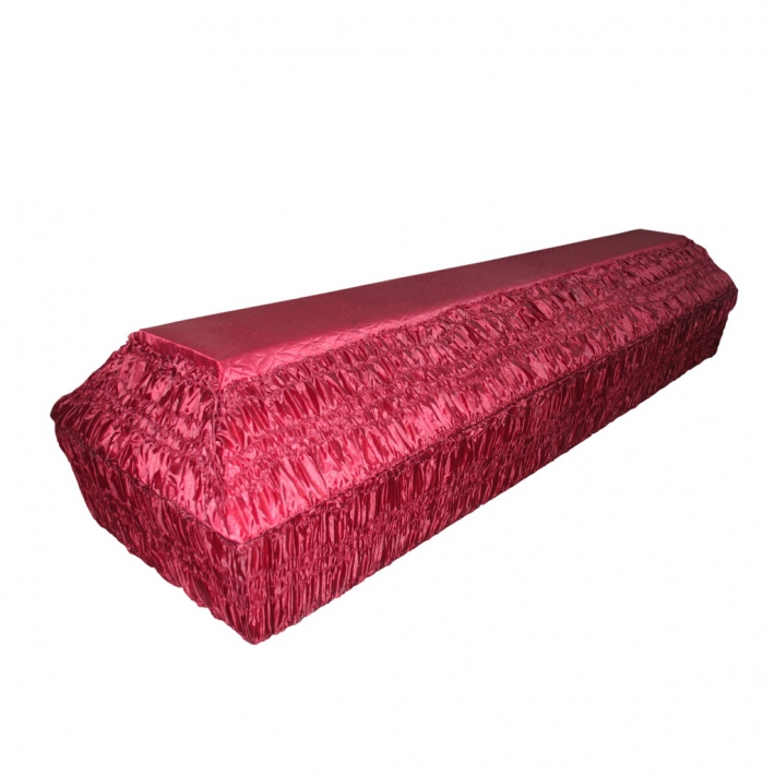 Гроб, обитый тканью № 21