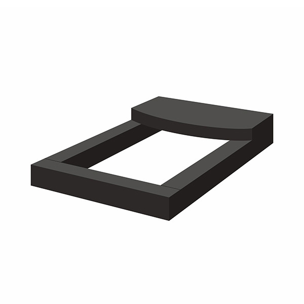 Цветник из гранита на могилу № 7