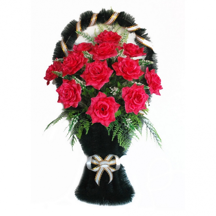 Корзина с цветами на могилу № 34