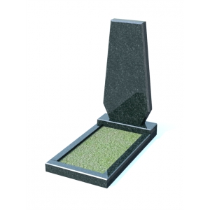 Вертикальный памятник из гранита № 18