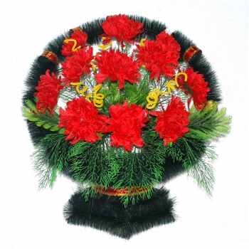 Корзина с цветами на могилу № 37