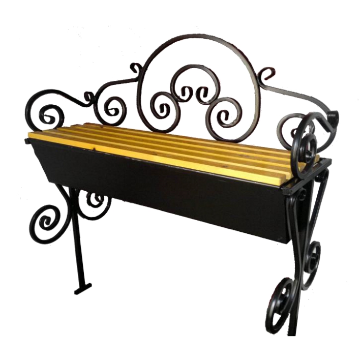 Скамья металлическая № 7