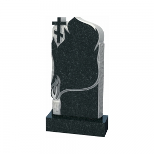 Вертикальный памятник из гранита № 68