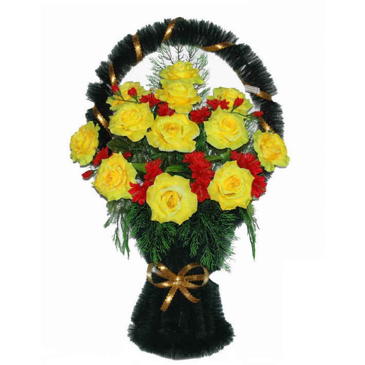 Корзина с цветами на могилу № 30