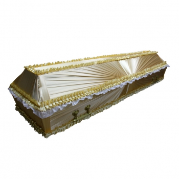 Гроб, обитый тканью № 13