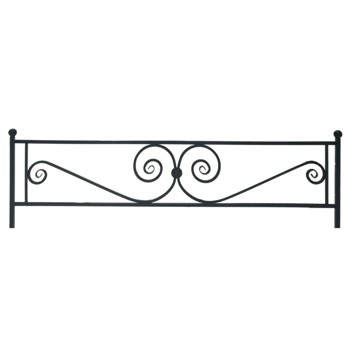 Ограда металлическая № 24