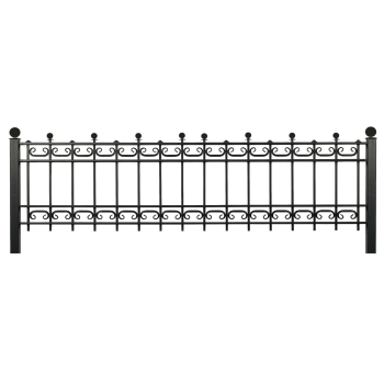 Ограда металлическая № 14