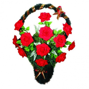 Корзина с цветами на могилу № 7