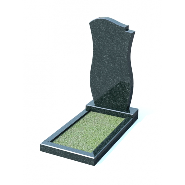 Вертикальный памятник из гранита № 2