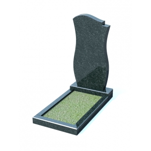 Вертикальный памятник из гранита № 2