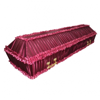 Гроб, обитый тканью № 10