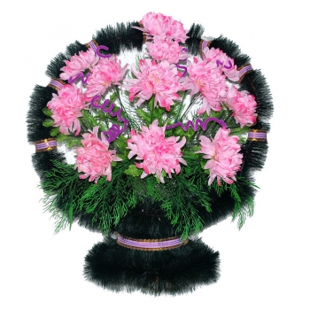 Корзина с цветами на могилу № 39