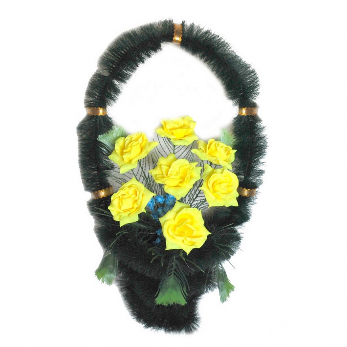 Корзина с цветами на могилу № 20