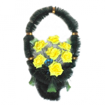 Корзина с цветами на могилу № 20