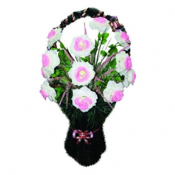 Корзина с цветами на могилу № 11