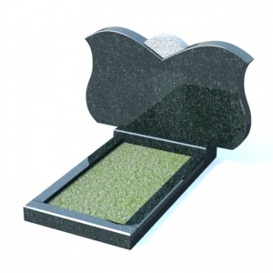 Горизонтальный памятник из гранита № 18