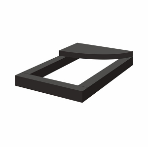 Цветник из гранита на могилу № 6