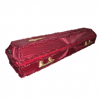 Гроб, обитый тканью № 14