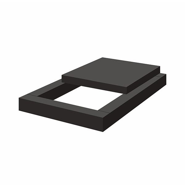 Цветник из гранита на могилу № 2