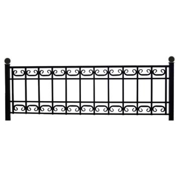 Ограда металлическая № 15