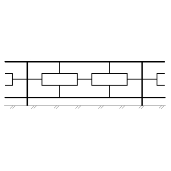 Ограда металлическая № 6
