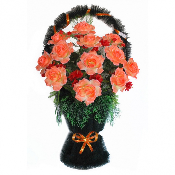 Корзина с цветами на могилу № 33