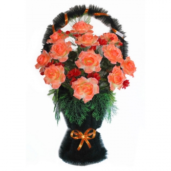 Корзина с цветами на могилу № 33