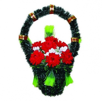 Корзина с цветами на могилу № 16