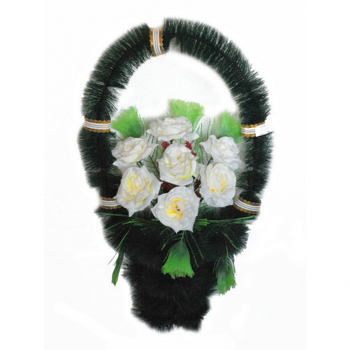 Корзина с цветами на могилу № 19