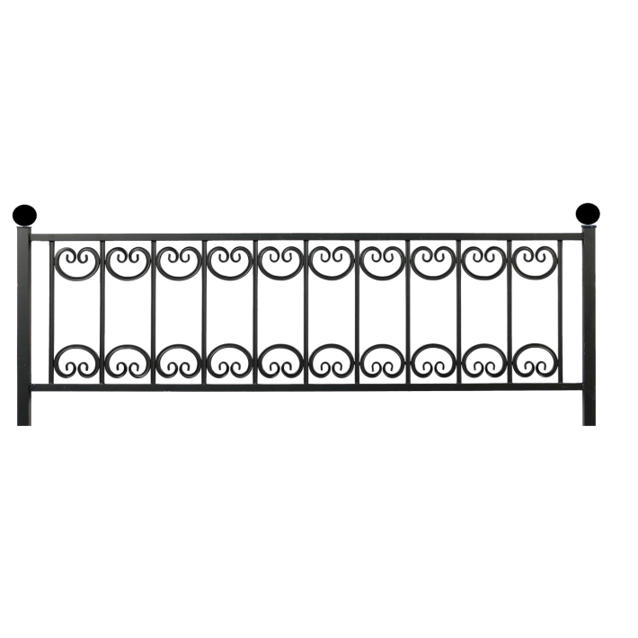 Ограда металлическая № 17