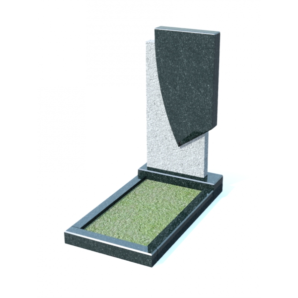 Вертикальный памятник из гранита № 36