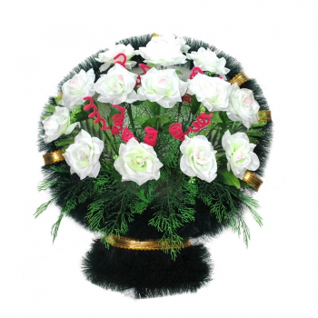 Корзина с цветами на могилу № 40