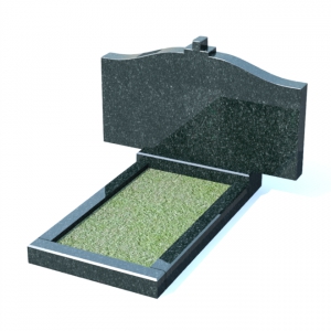 Горизонтальный памятник из гранита № 13