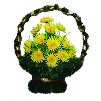 Корзина с цветами на могилу № 3