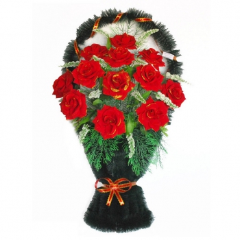 Корзина с цветами на могилу № 27