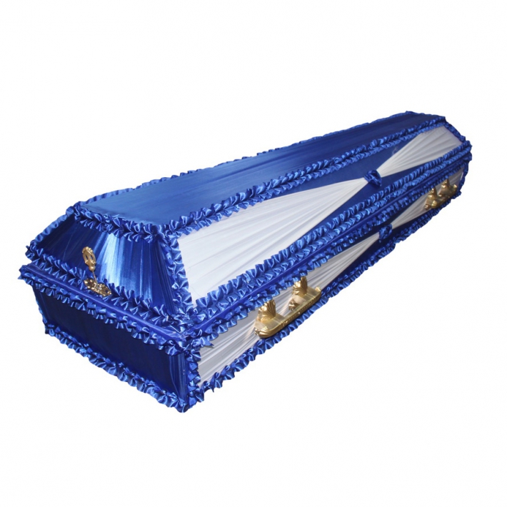 Гроб, обитый тканью № 3